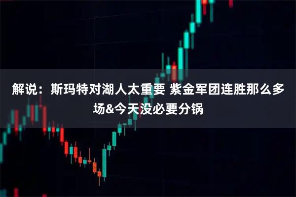 解说：斯玛特对湖人太重要 紫金军团连胜那么多场&今天没必要分锅