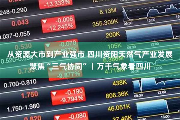 从资源大市到产业强市 四川资阳天然气产业发展聚焦“三气协同”丨万千气象看四川